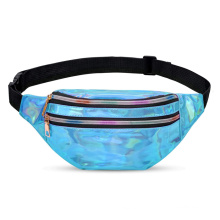 Laser shiny mobile phones waterproof waist bag